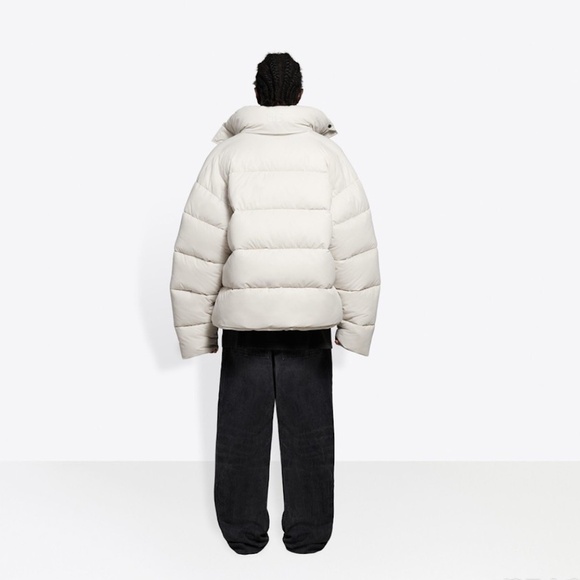 AUTHENTIC new BALENCIAGA oversized BB Technical PUFFER Jacket Demna before gucci - Picture 4 of 16